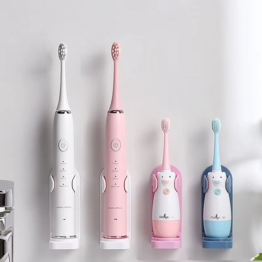 Adjustable Toothbrush Holder Electric Toothbrush Base Silicone Non-slip Wall Mount Brush Body Rack Adapt 99%