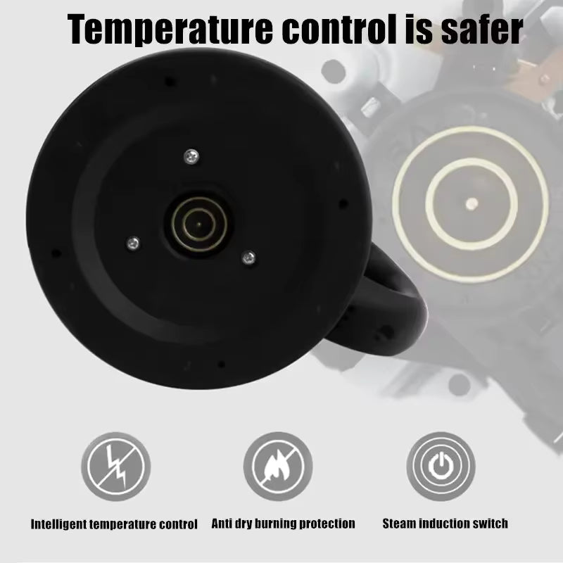 2L Food-grade Stainless Steel Electric Kettle Fast Boiling Hot Water Heater, Multi-purpose Teapot for Coffee, Beverage Daily Use