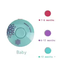 Baby Electric Nail Trimmer 6 Replaceable Heads Gentle Newborn Care Safe Quiet Nail File for Infant Toddler Soft Grinding